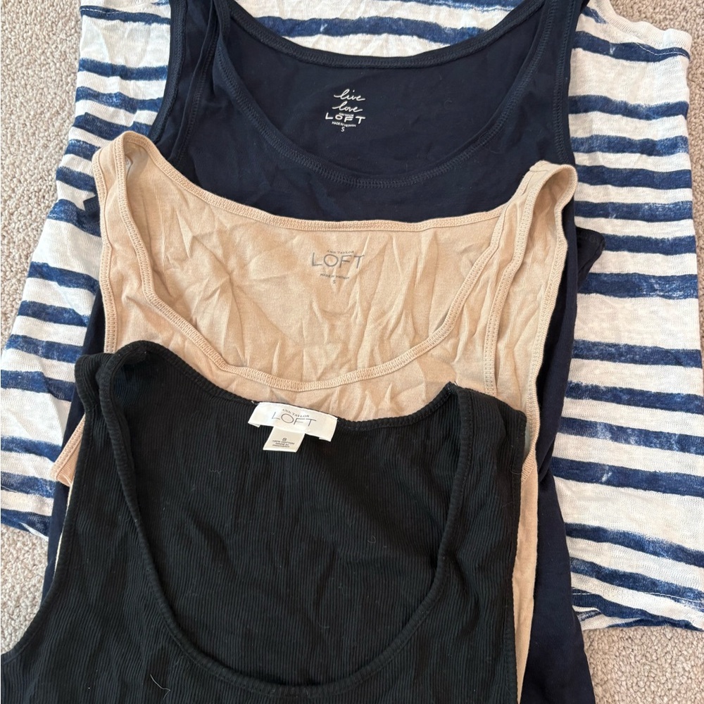 LOFT Tank Top Bundle, Sz Small - Picture 5 of 7
